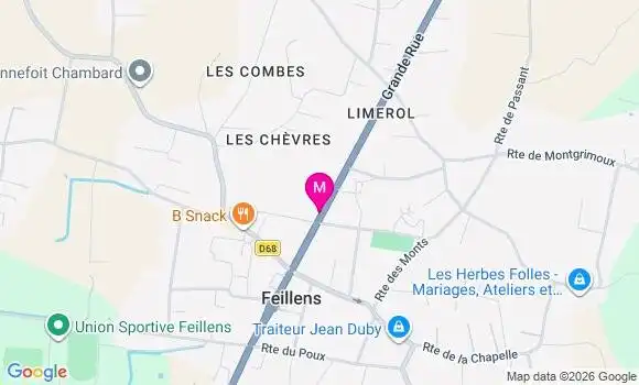 Localisation Mtre Bardet Vincent
