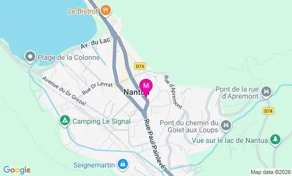 Localisation Mtre Bonnamour Elise