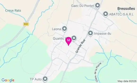 Localisation Mtre Clavaud Anne Sophie