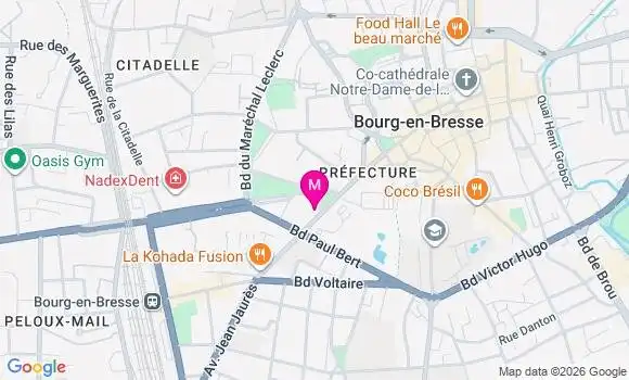 Localisation Mtre Fraigneux Camille