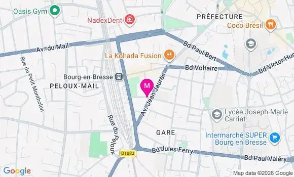 Localisation Mtre Gautier Benjamin