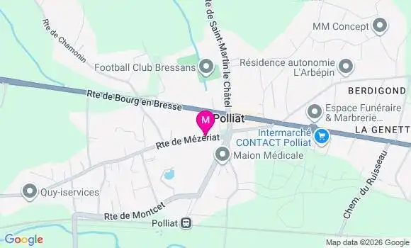 Localisation Mtre Savournin Mélanie