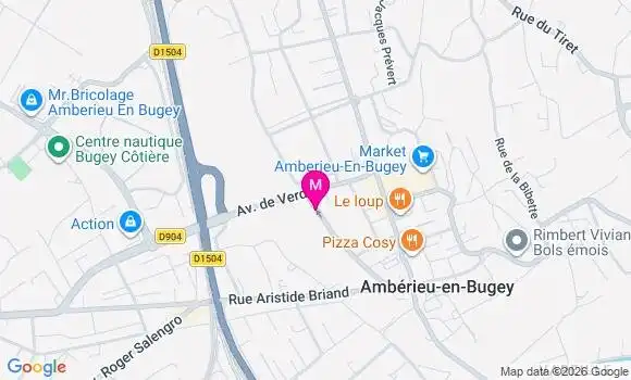 Localisation Mtre Trigon Sandrine