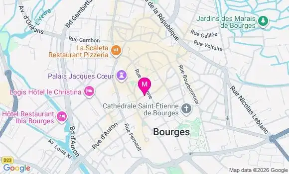 Localisation Mtre Bailly Audrey