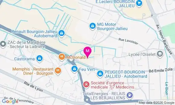 Localisation Mtre Cacciaguerra Corentin