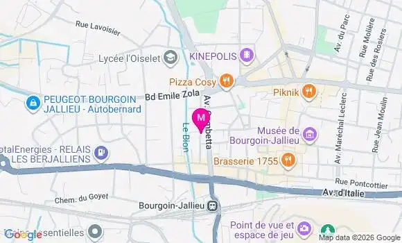 Localisation Mtre Dieye Yaram