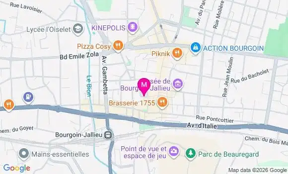 Localisation Mtre Esparcieux Laurent