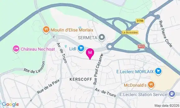 Localisation Mtre Keromnes Marine