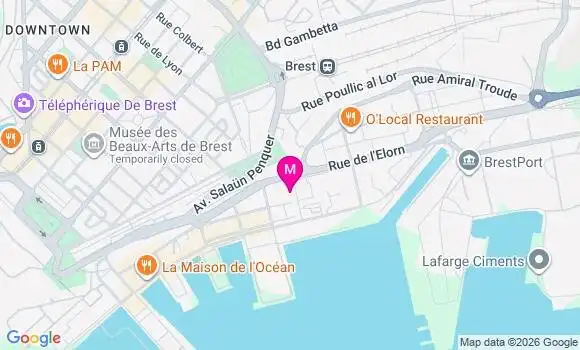 Localisation Mtre L
