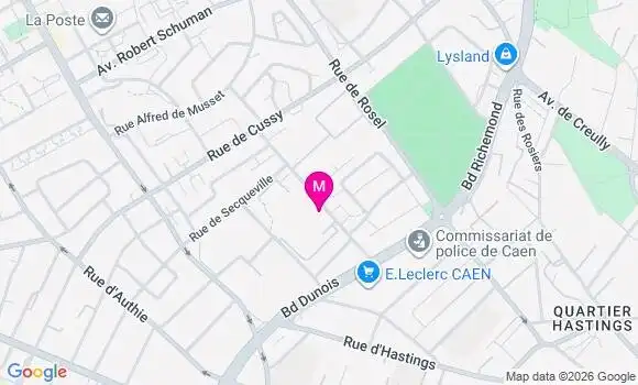 Localisation Mtre Hourmant Gwenaelle