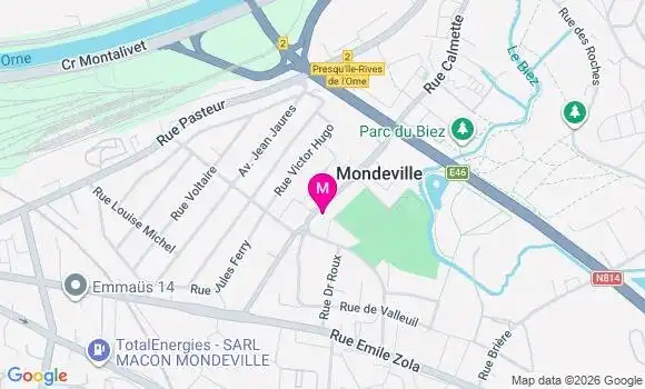 Localisation Mtre Monti Sandrine