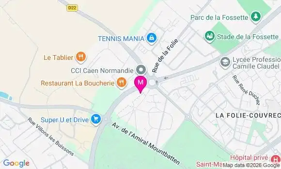 Localisation Mtre Morin Laura