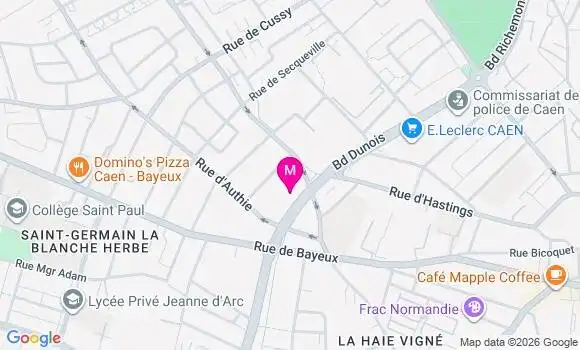 Localisation Mtre Olivier Alain