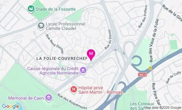 Localisation Mtre Pomar Julie