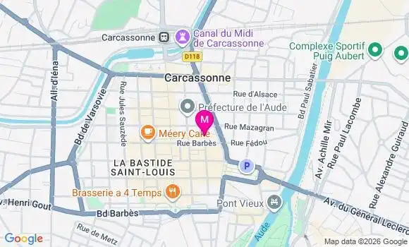 Localisation Mtre Alberti Franck