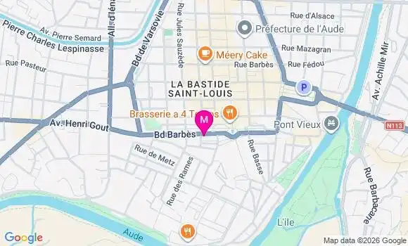 Localisation Mtre Biardeau Clémence