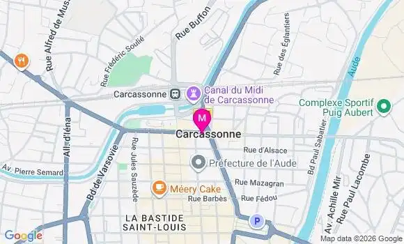 Localisation Mtre Vitrac Alexandra