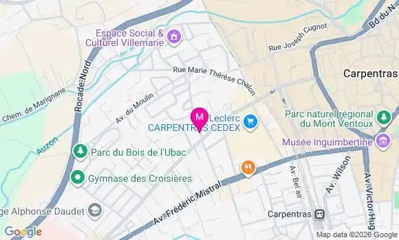Localisation Mtre Chabour Karima
