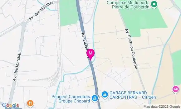 Localisation Mtre Milhe Colombain Christophe