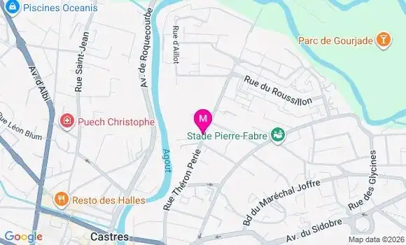 Localisation Mtre Escande Jean Antoine