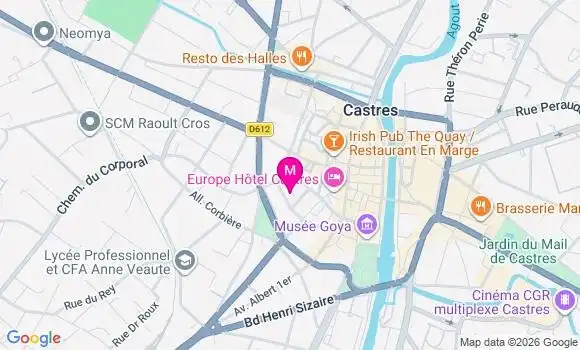 Localisation Mtre Laurent Jean Christophe