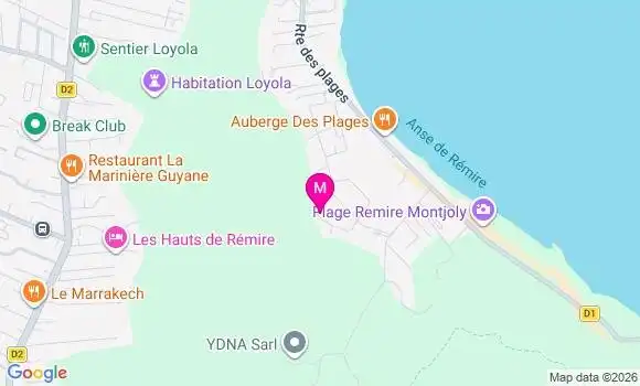 Localisation Mtre M