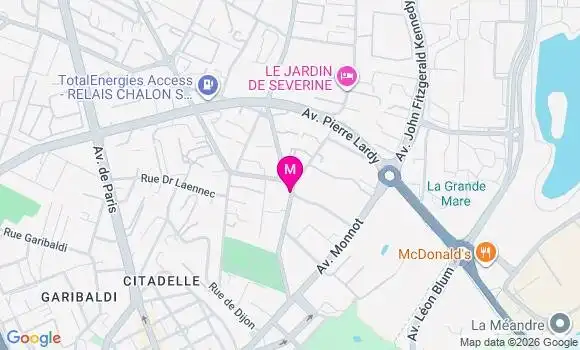Localisation Mtre Bourg Lucie