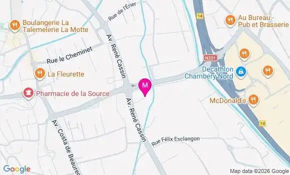 Localisation Mtre Barat Manon