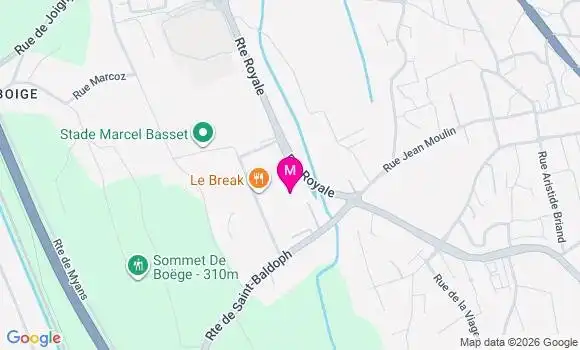 Localisation Mtre Laperrousaz Maxence