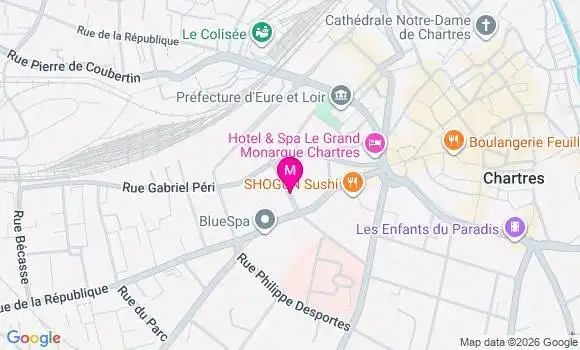 Localisation Mtre Gaignard Sophie