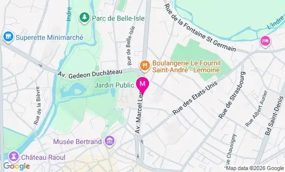 Localisation Mtre Briziou Alban