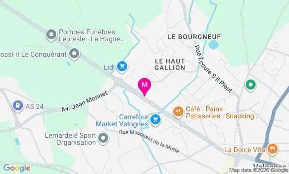 Localisation Mtre Hairon Justine