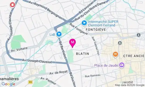 Localisation Mtre Besson Morgane