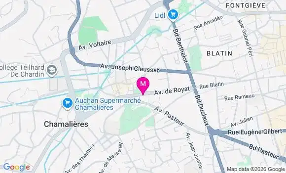 Localisation Mtre Buisson Lucie