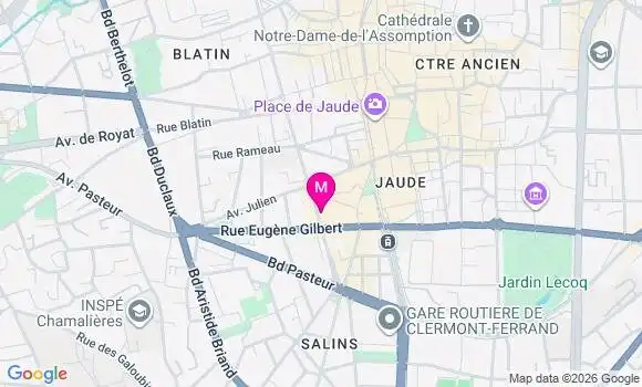 Localisation Mtre Galand Christophe