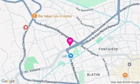 Localisation Mtre Lemasson Yann