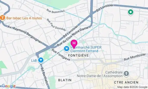 Localisation Mtre Mandeville Simon