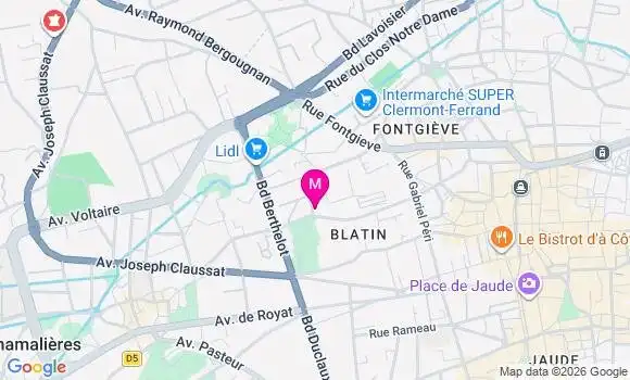 Localisation Mtre Nicolas Sandra