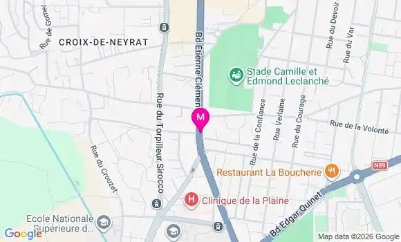 Localisation Mtre Pellissier Nathan