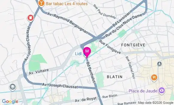 Localisation Mtre Raby Fanny