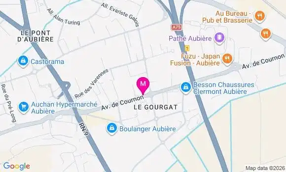 Localisation Mtre Raison Jeanne