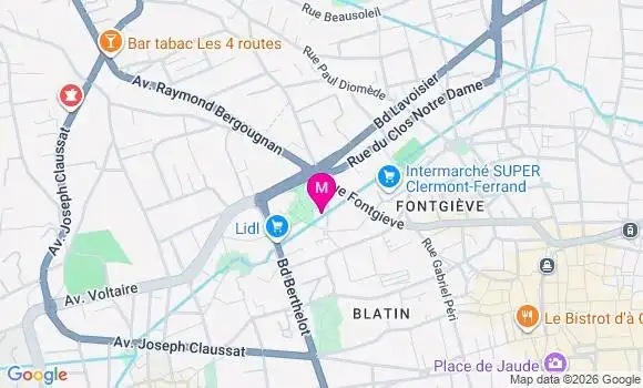 Localisation Mtre Roddier Manon