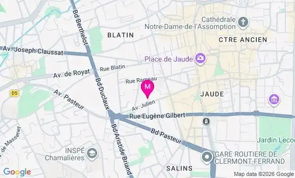 Localisation Mtre Roussel Simonin Christine