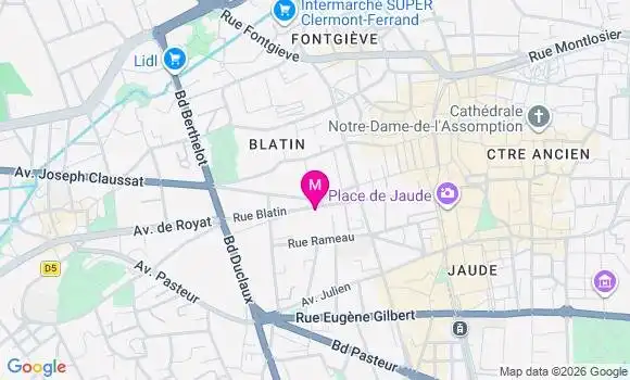 Localisation Mtre Roussilhe Héléna