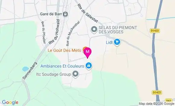Localisation Mtre Anstett Carine