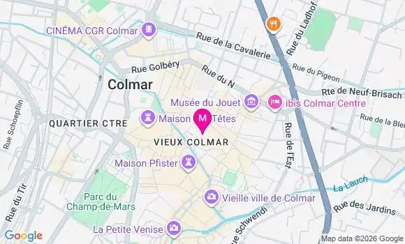 Localisation Mtre Boeglin Aurélia