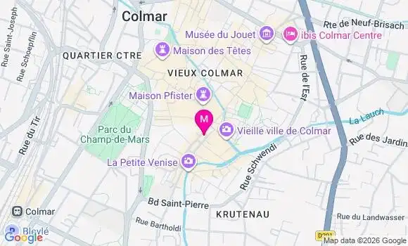 Localisation Mtre Clerget Elise