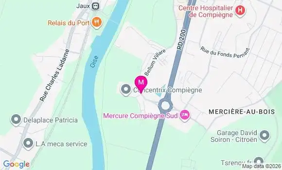 Localisation Mtre Berjon Jeremy