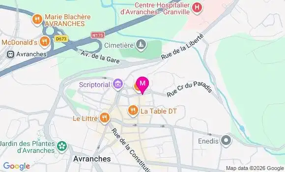 Localisation Mtre Baudat Catherine