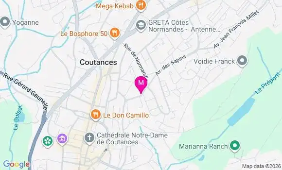 Localisation Mtre D